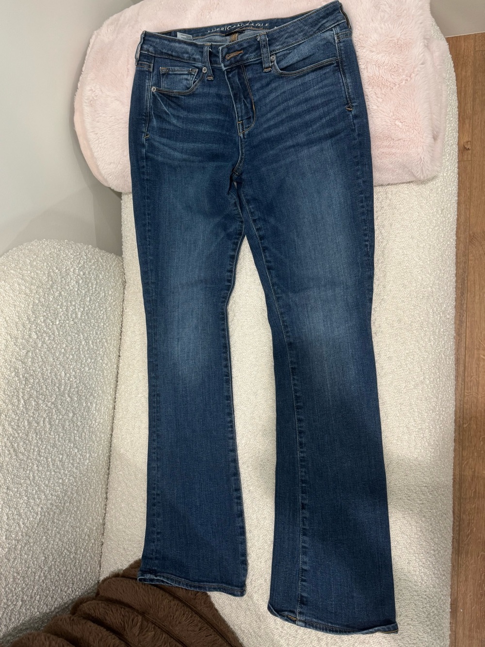 American Eagle Outfitters Dark Blue Flare Jeans